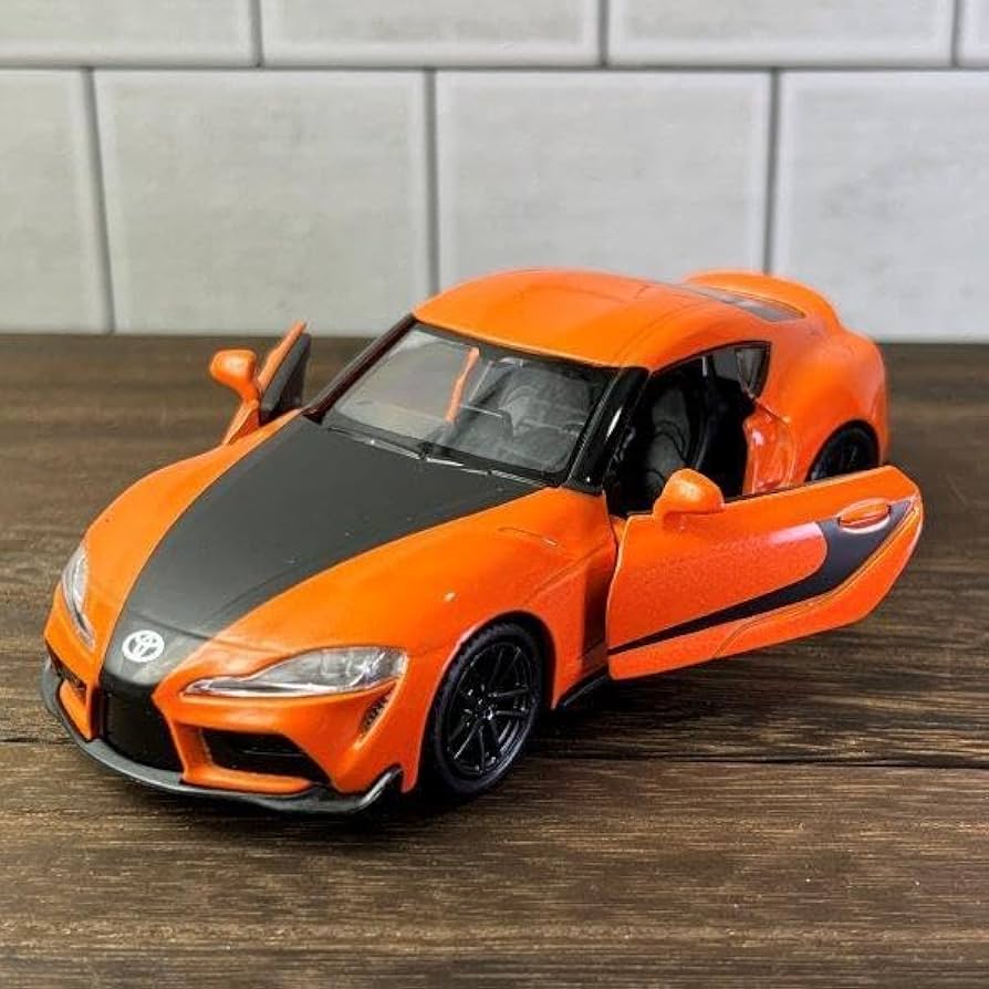 トヨタ スープラ オレンジ ミニカー